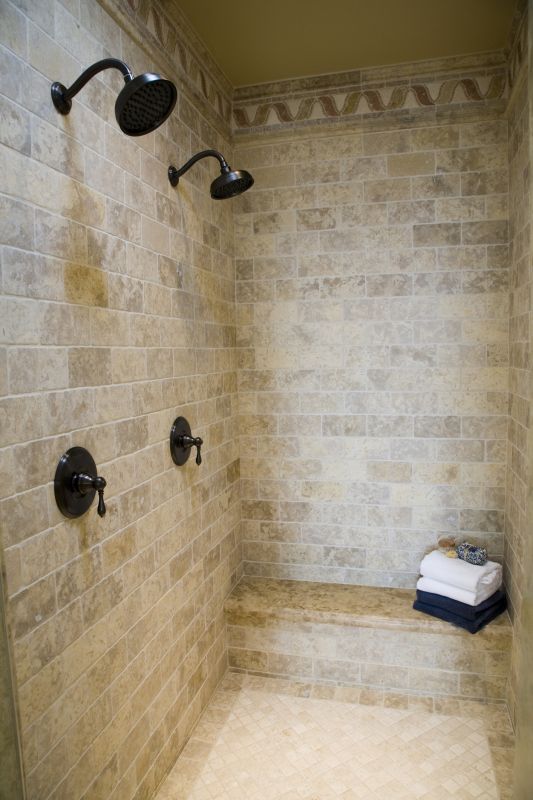 Luxury Shower with Fixtures